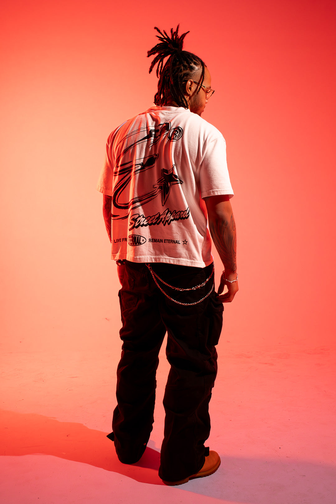 FIRE RED SIGNATURE T-SHIRT