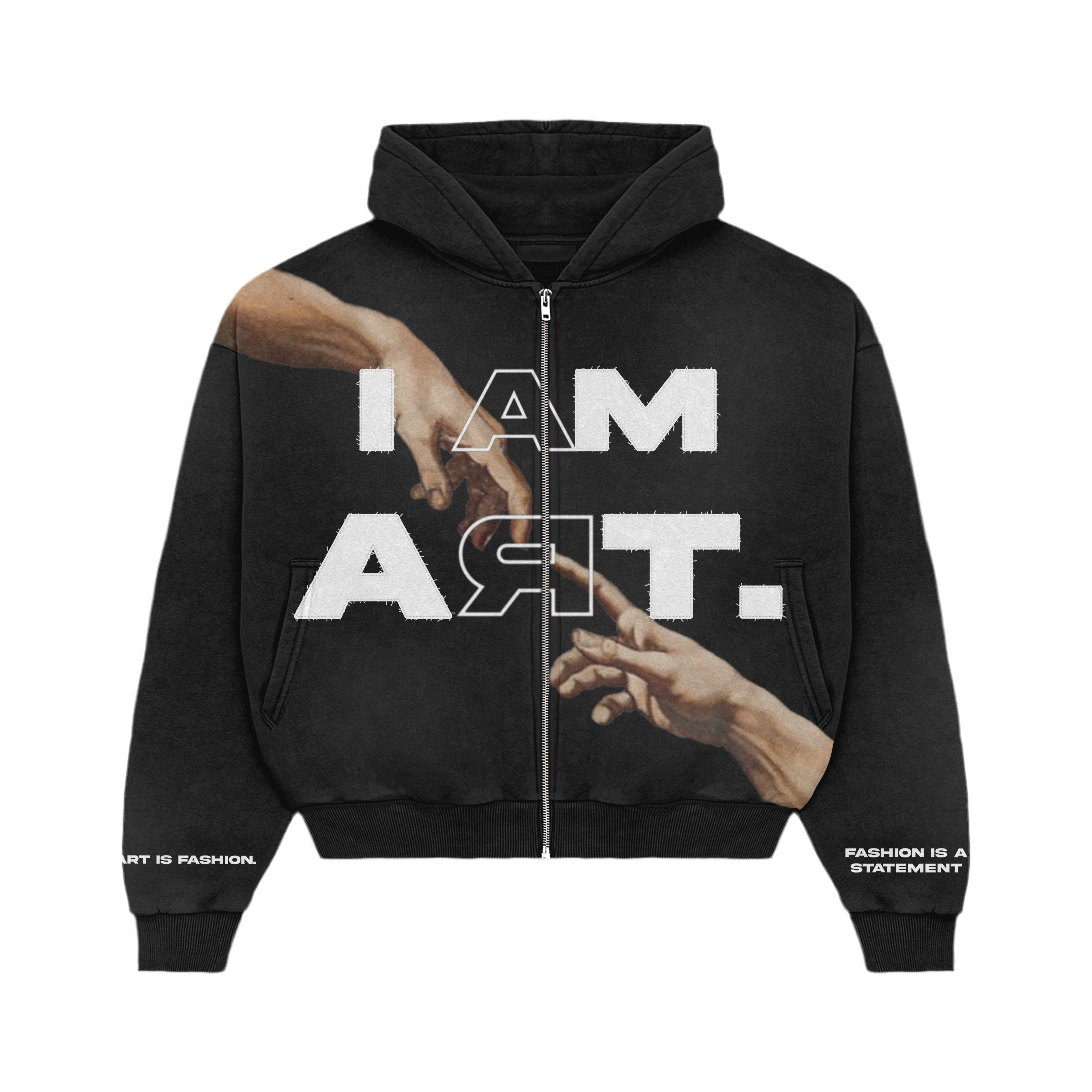 JET BLACK MASTERPIECE HOODIE