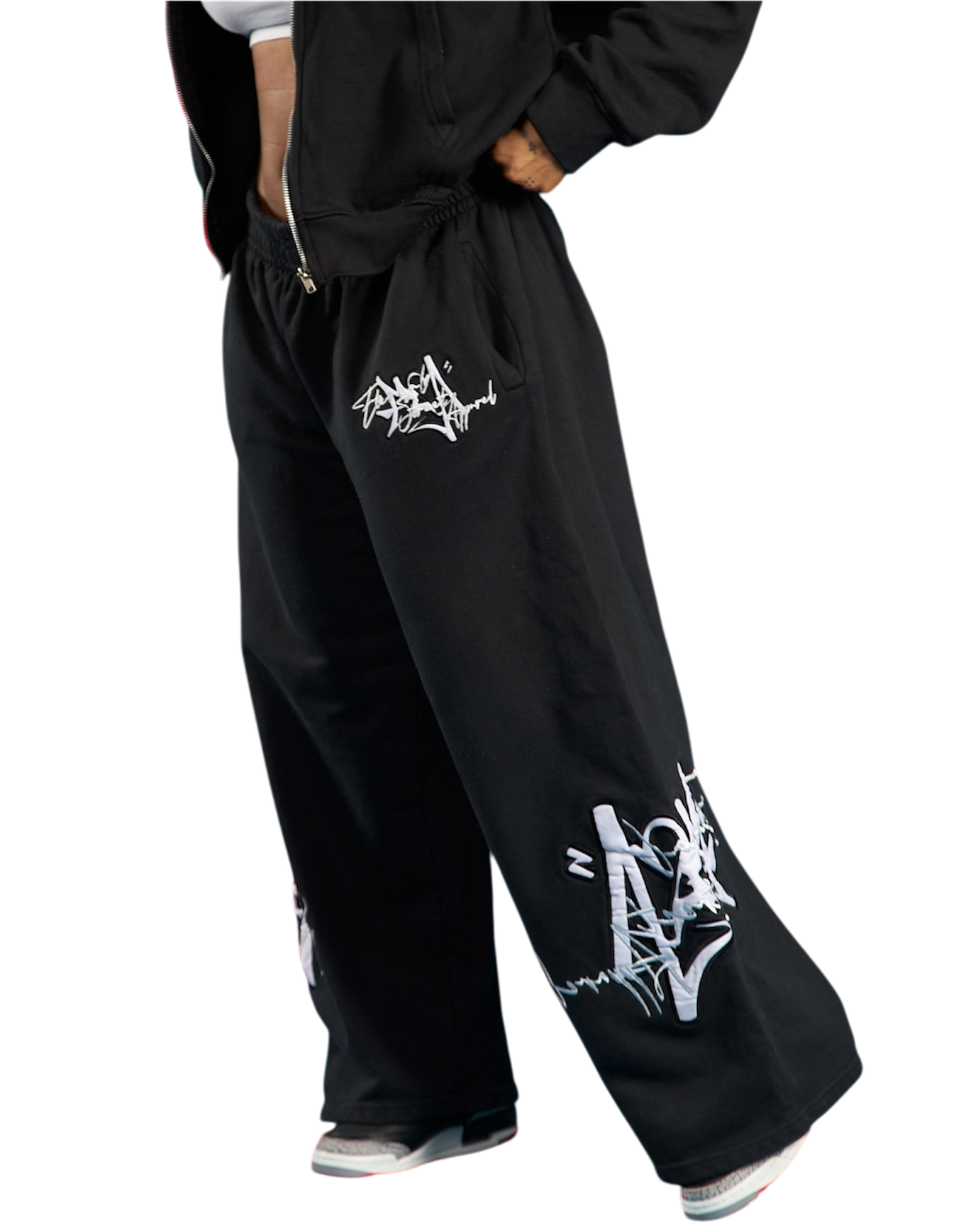 BLACK SIGNATURE SWEATPANTS