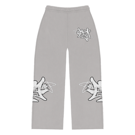 GREY SIGNATURE SWEATPANTS