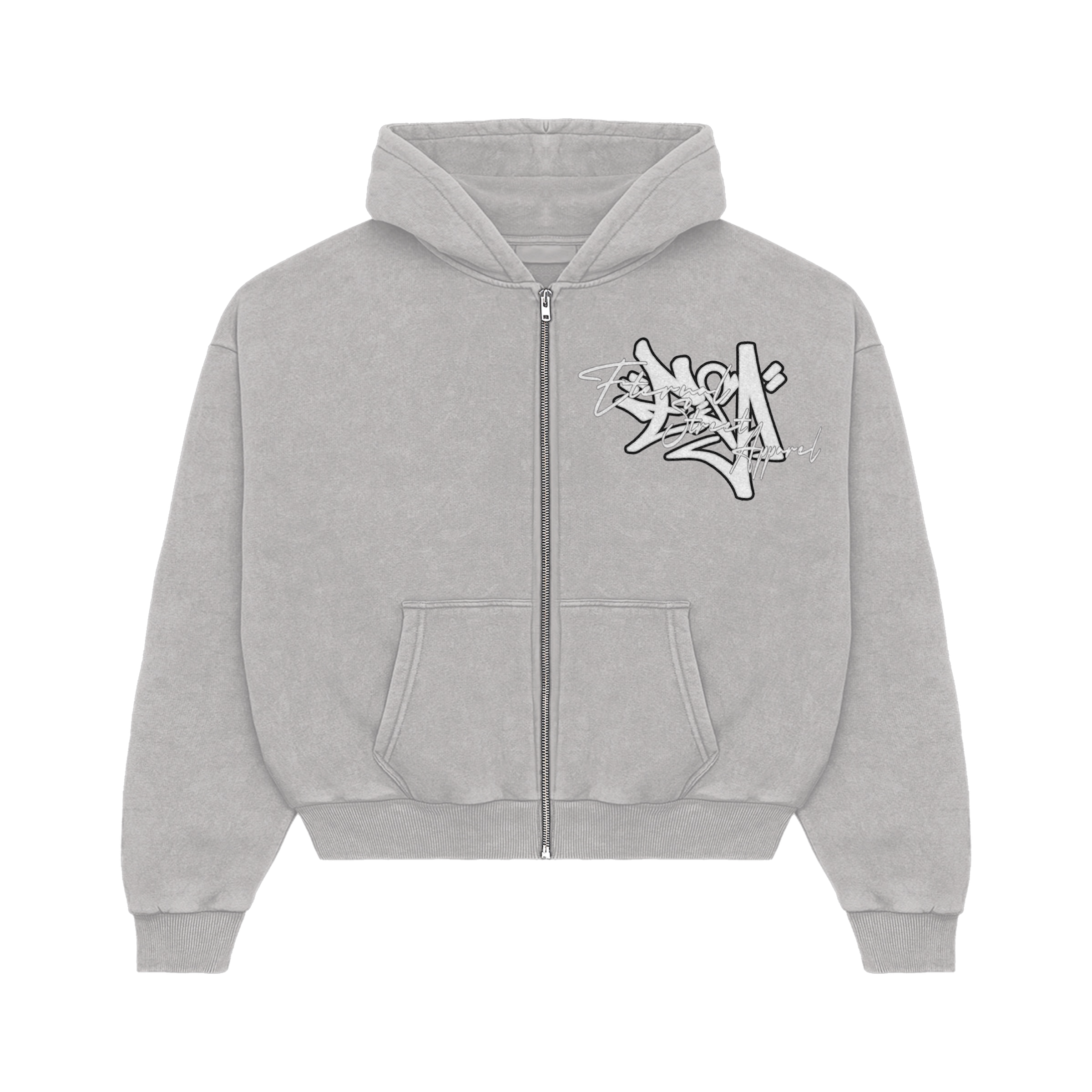 GREY SIGNATURE HOODIE