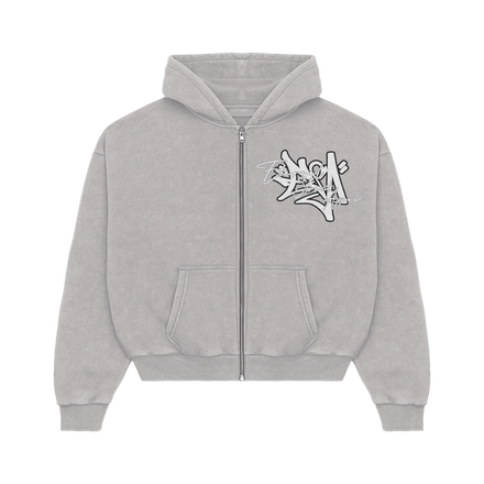 GREY SIGNATURE HOODIE