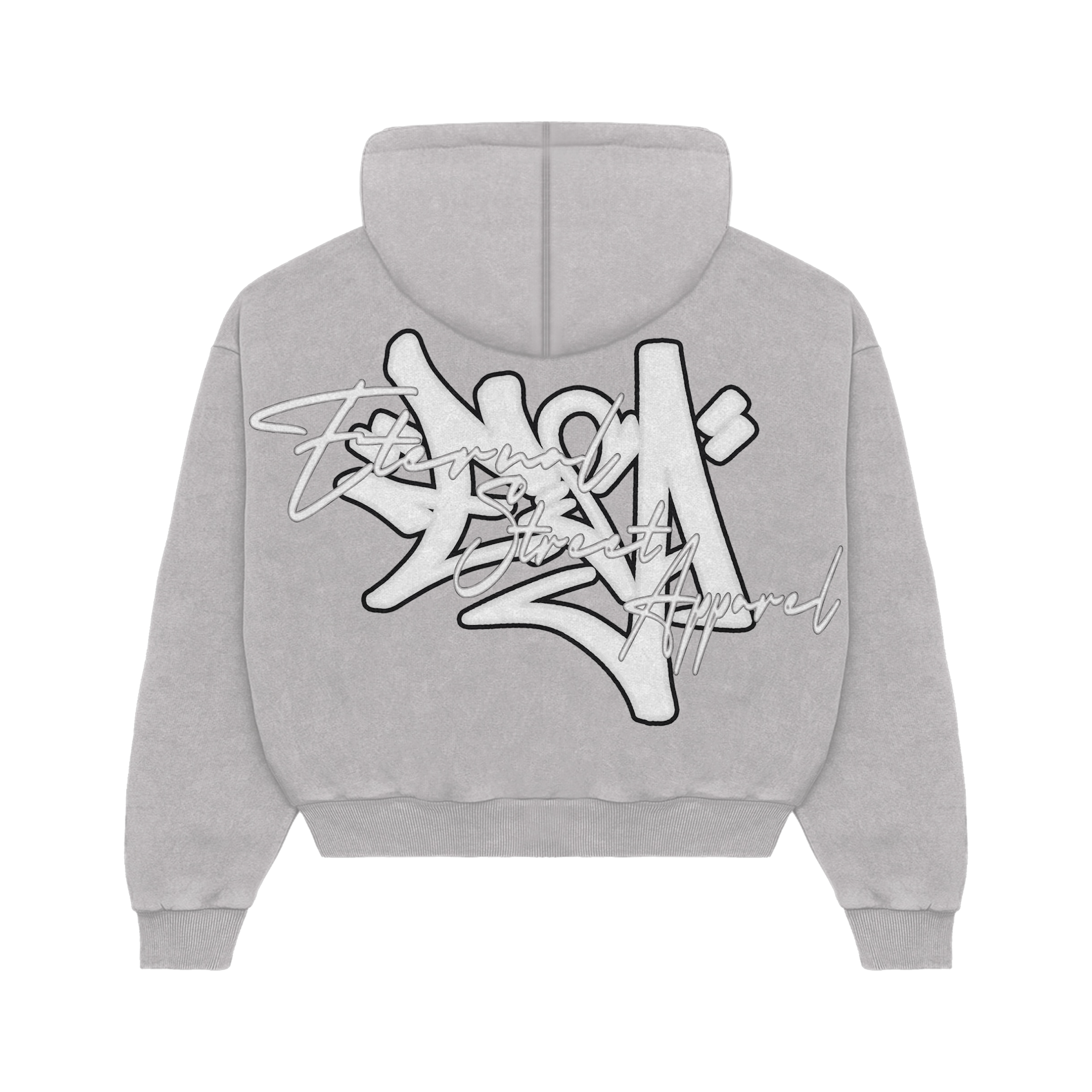 GREY SIGNATURE HOODIE